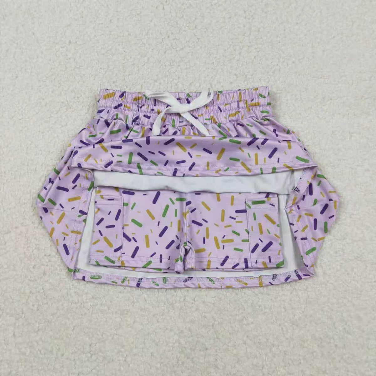 Purple Sprinkles Style Top/Shorts/Skorts Sibling Clothes RTS