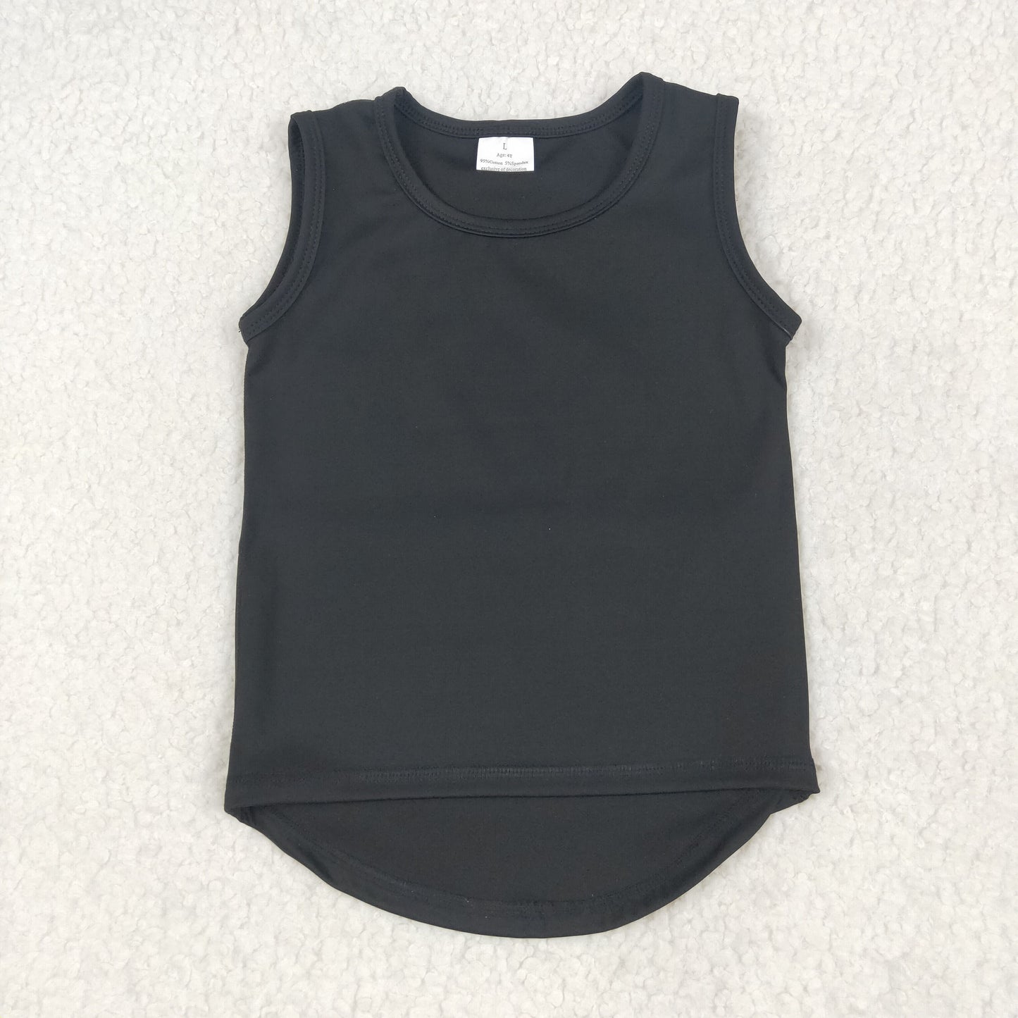 GT0987 yoga black sleevless girls top