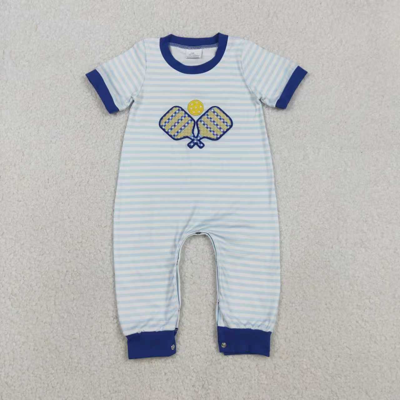 Pickleball Blue Romper/Set RTS Sibling Clothes