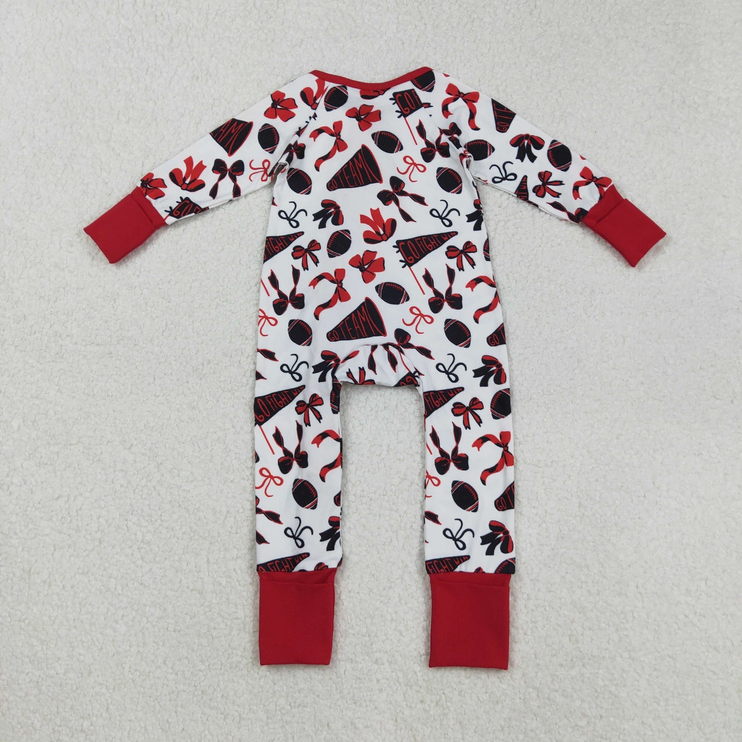 cheer go team romper RTS sibling clothes