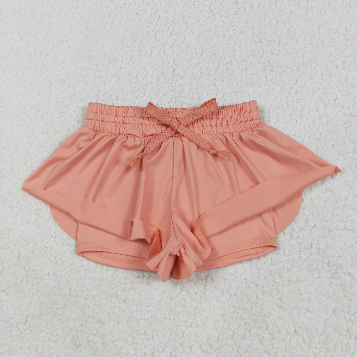 SS0547 yoga light orange girls shorts