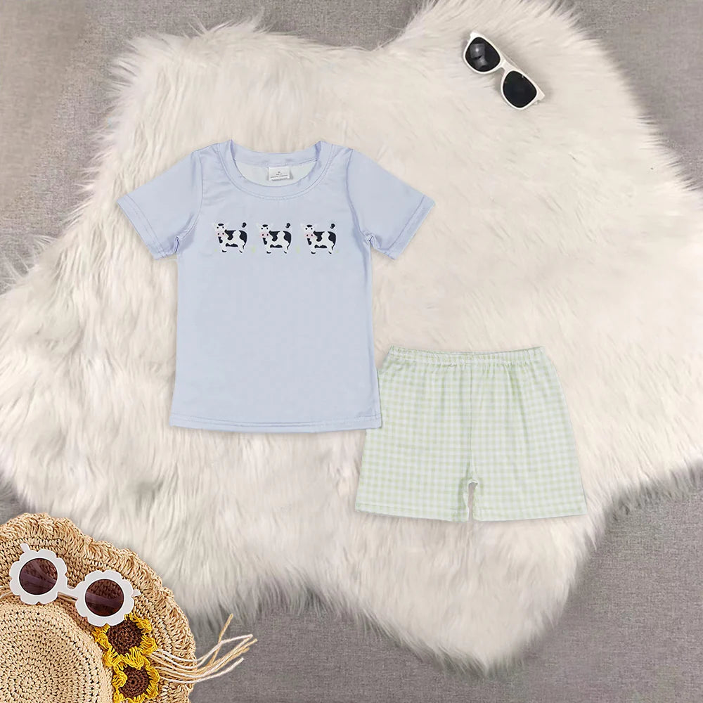 farm cow Summer Sibling Clothes RTS