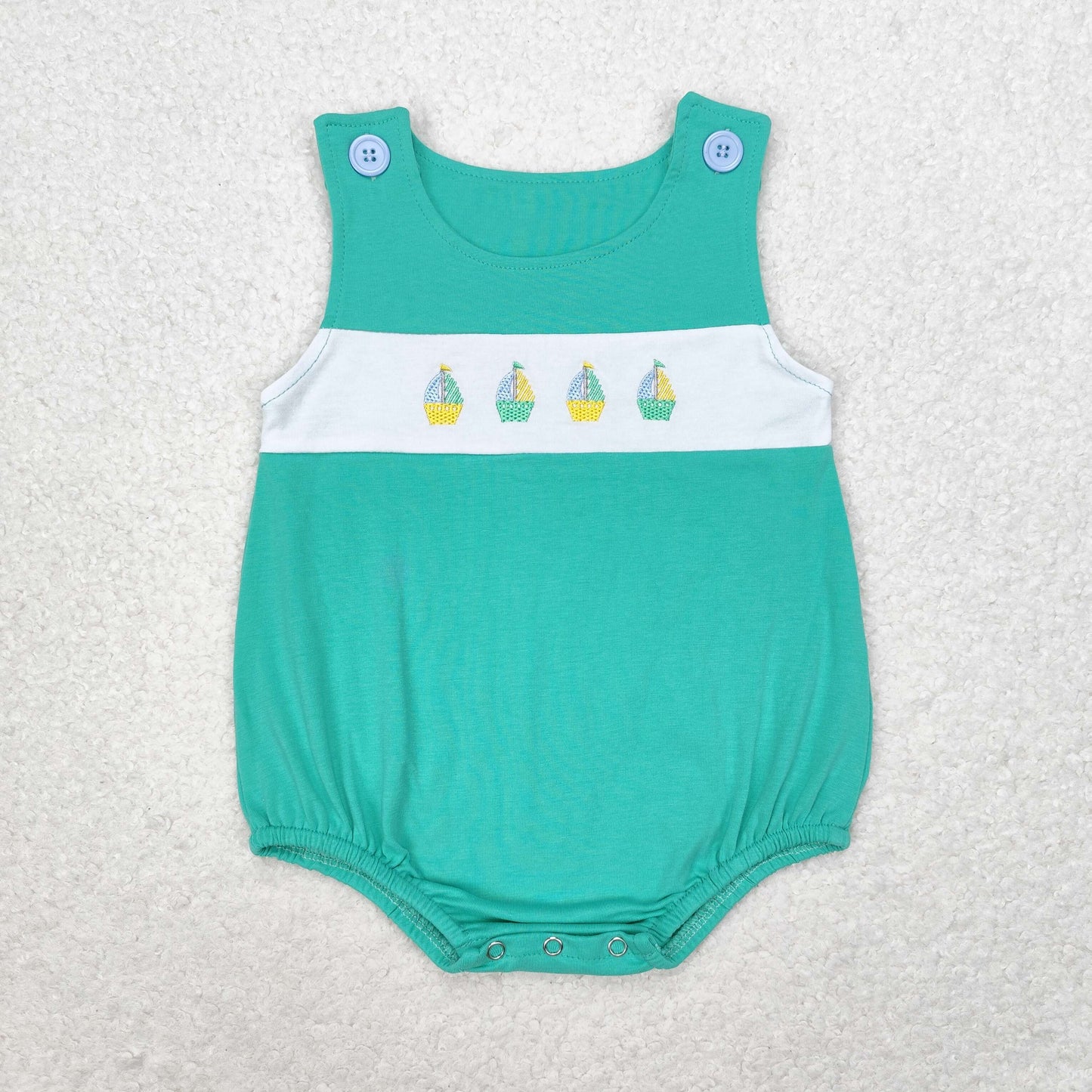 embroidery sailboat RTS sibling clothes
