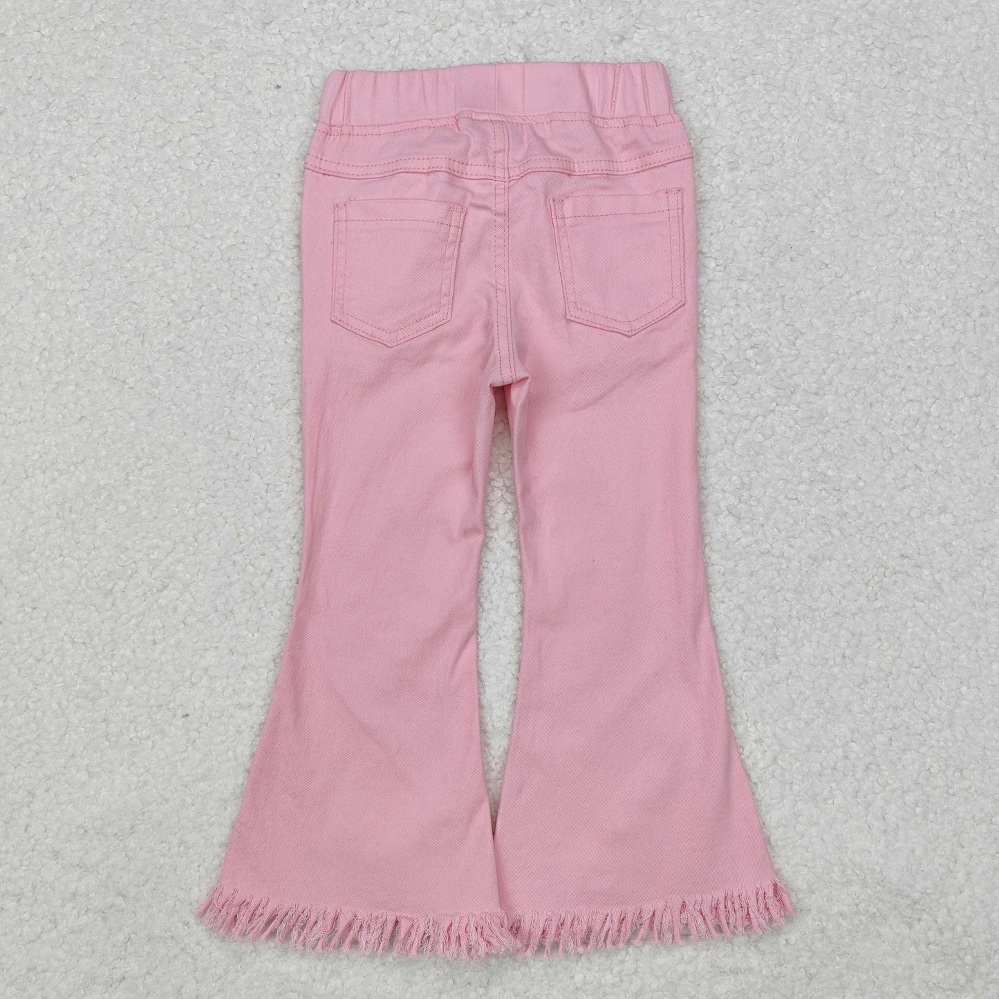 USA SHOP P0463 pink tassels girls jeans girls denim pants