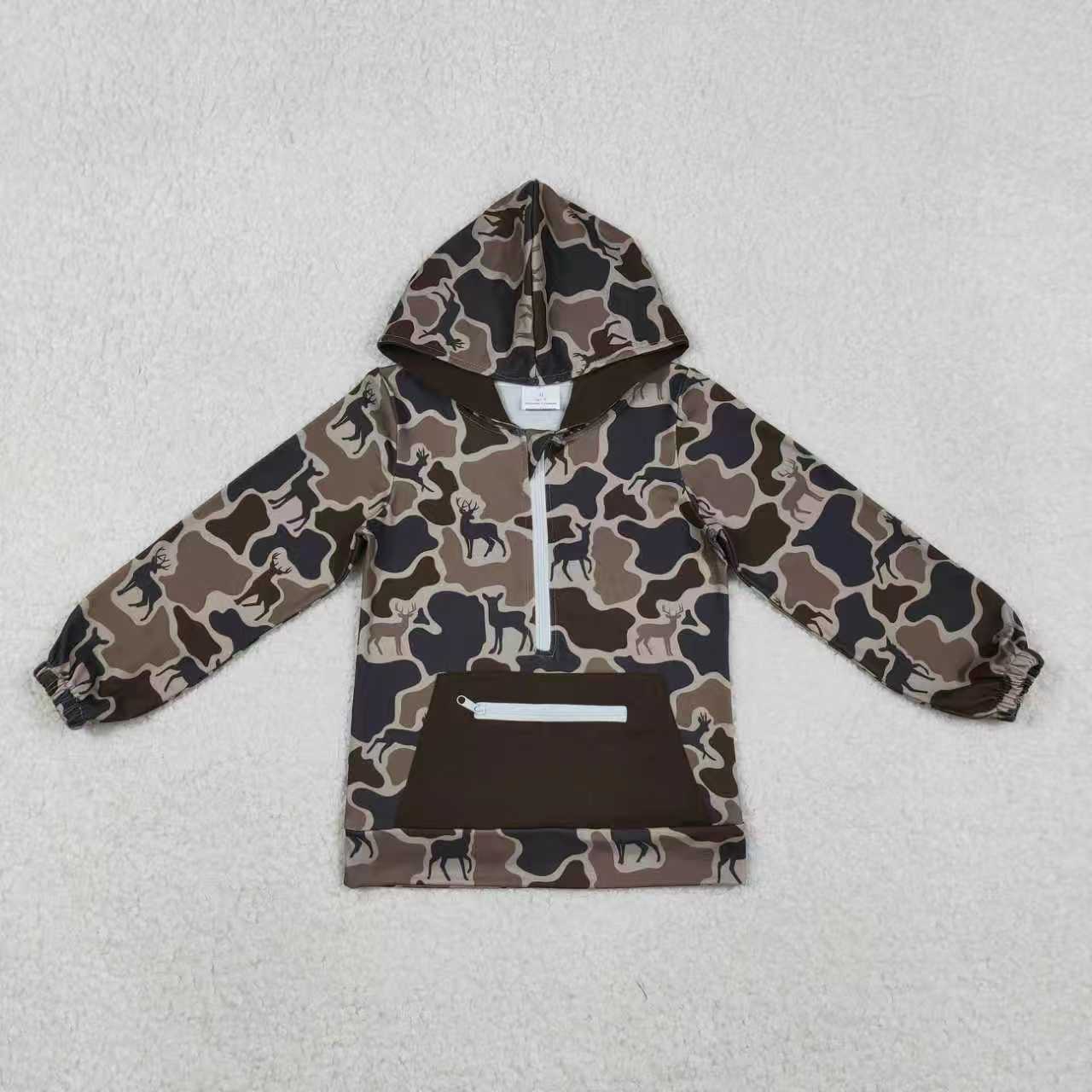 Hunting Camo Deer Zipper Hoodie/Set RTS Sibling Clothes