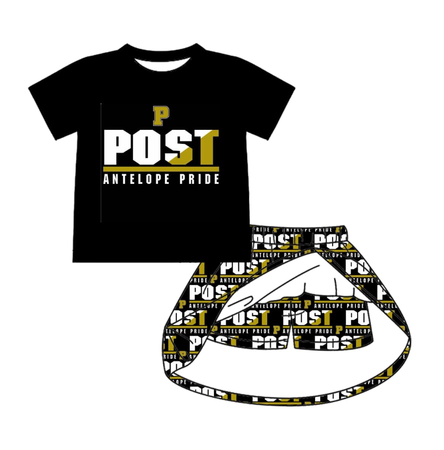 custom moq 3 football team 4 short sleeve skorts girls set