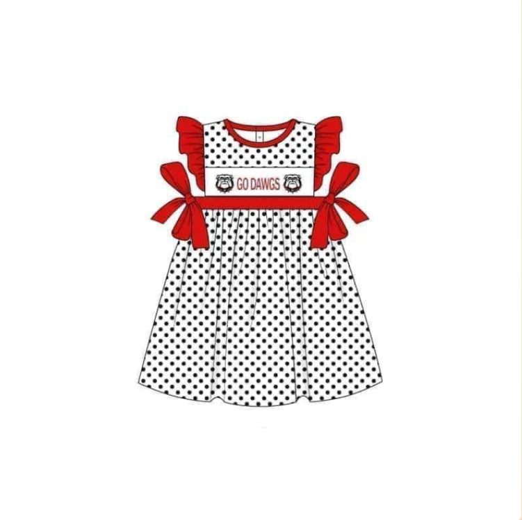 custom S 8.23 Red girls dress