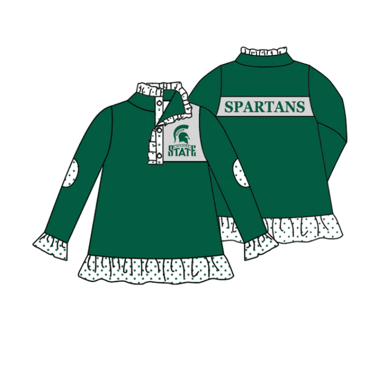 custom S 8.23 Green kids pullover