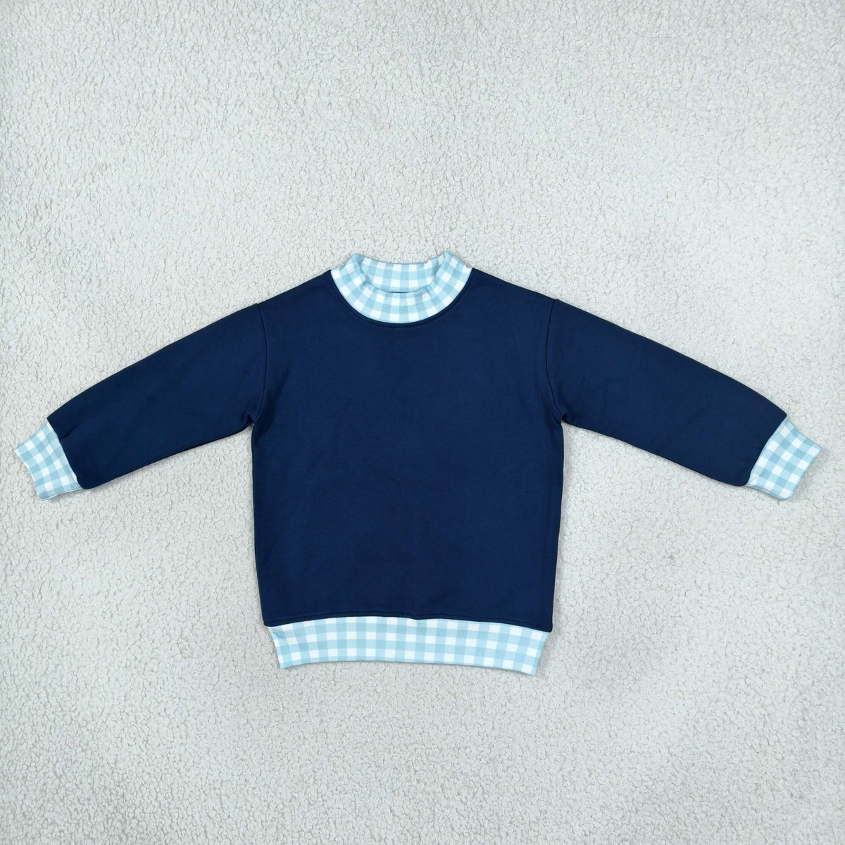 GT1801 Navy Blue Long Sleeve Girls Top
