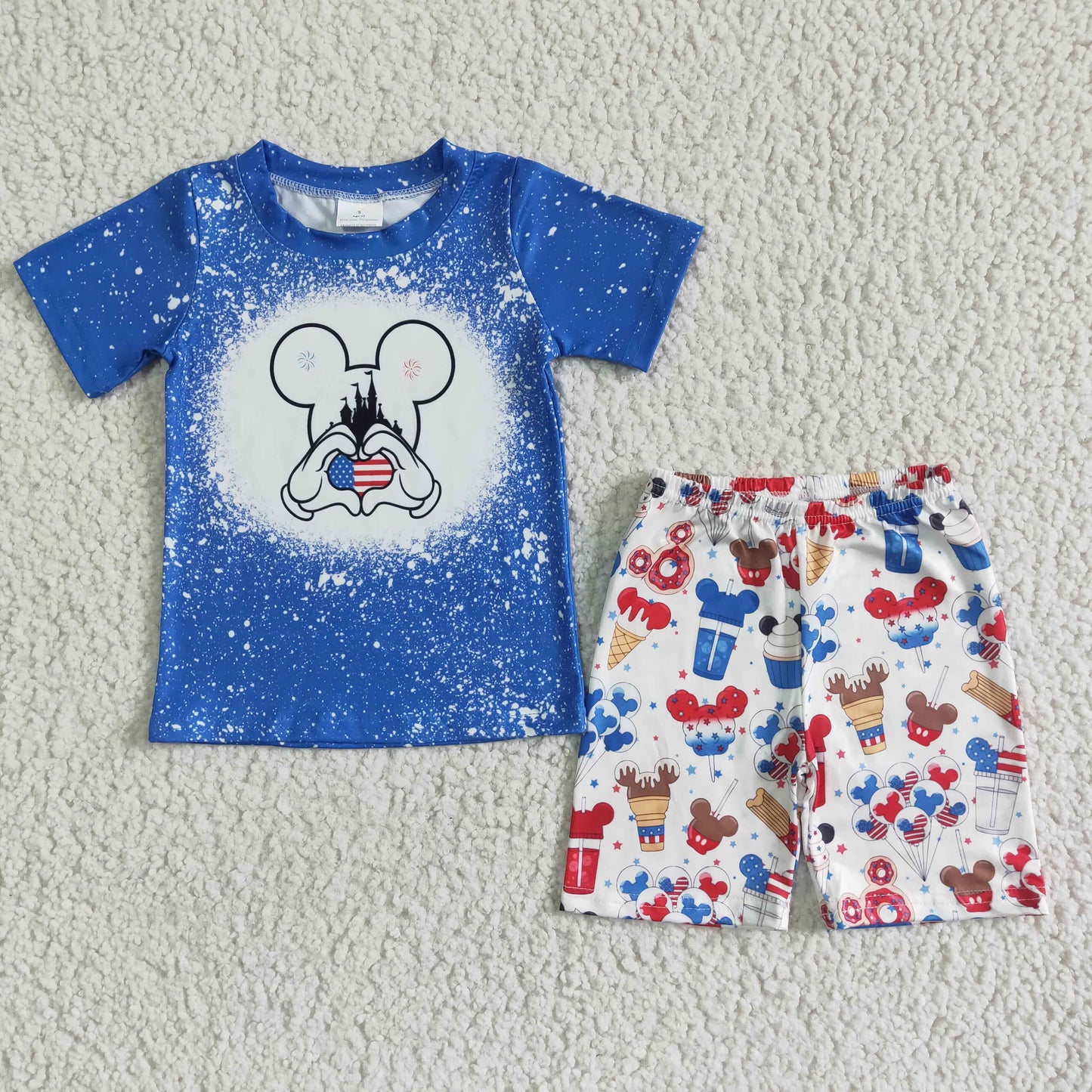 BSSO0068 4th Of July Boys Summer Outfits