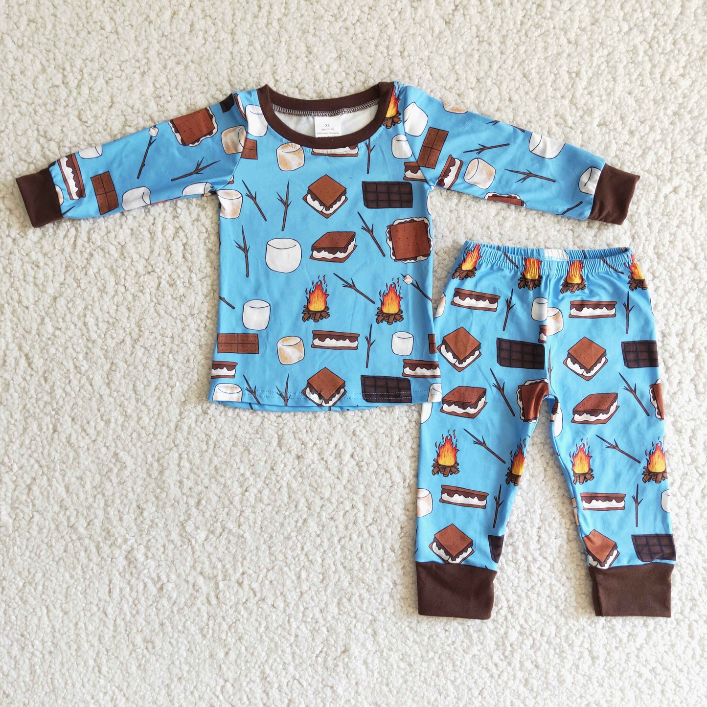 6 A6-3 Winter Boys Long Sleeve Pajamas