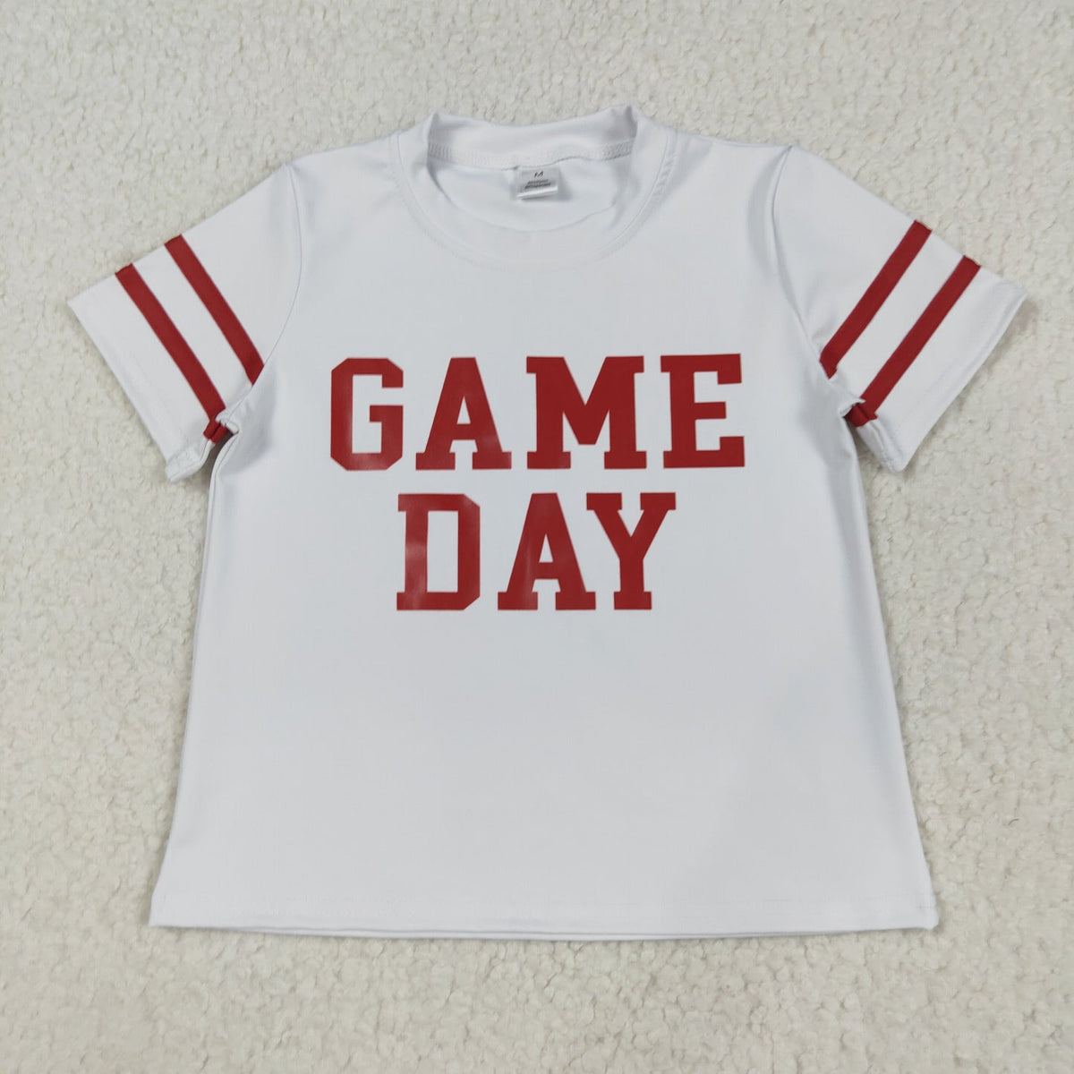 yoga screen print game day top RTS Sibling Clothes