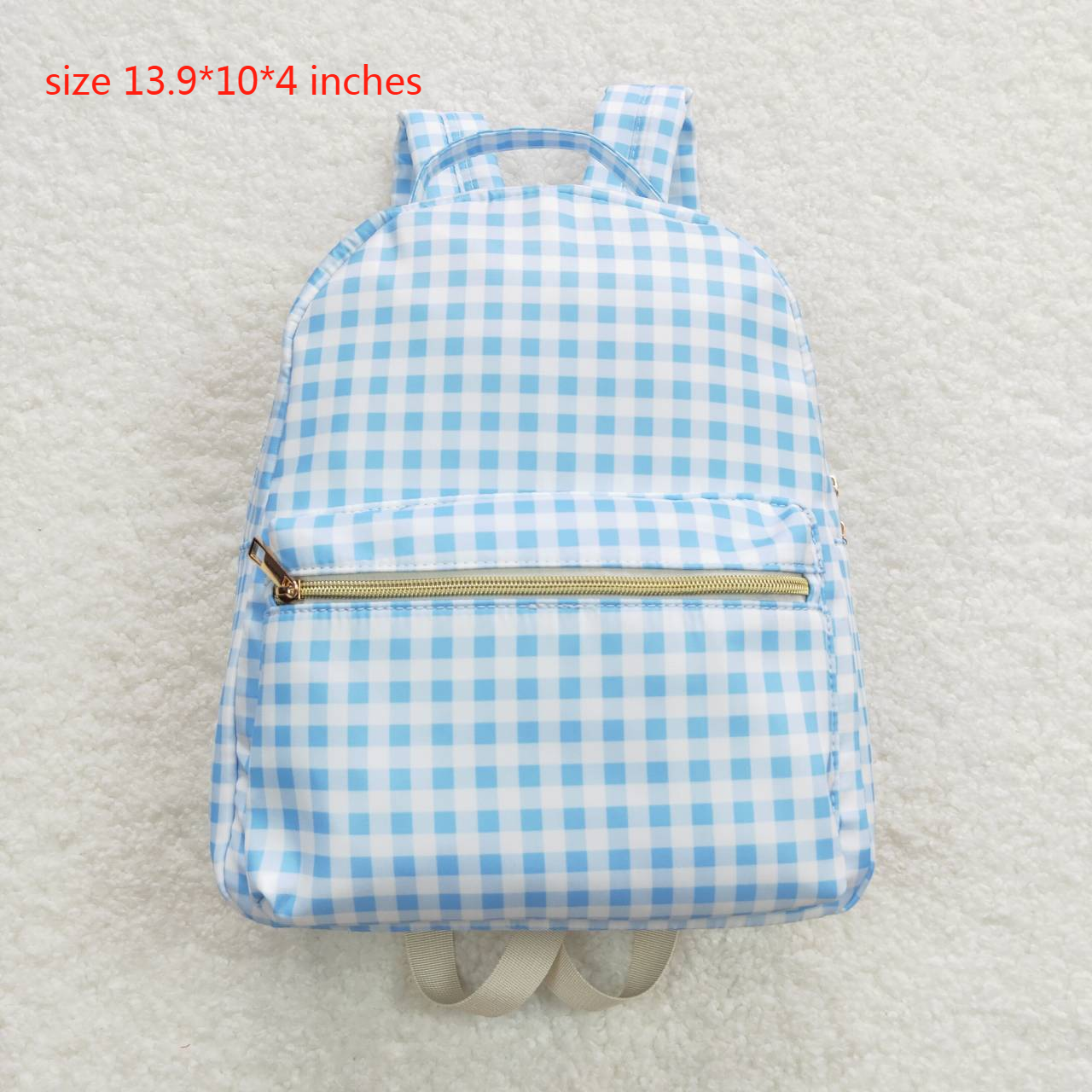 blue checkered bags RTS sibling clothes