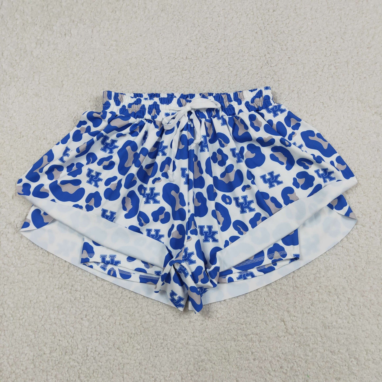 SS0802 Yoga Football Item Camo Adult Women Shorts