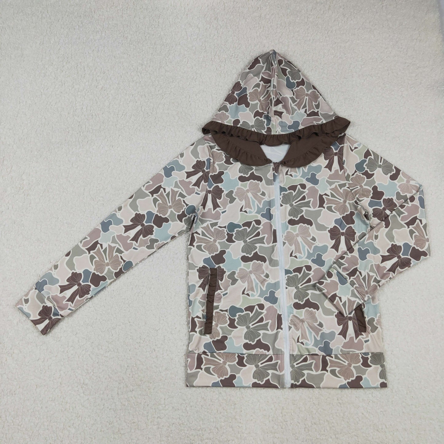 Mama/Daddy And Me Camo Hoodie Zipper Coat Sibling Clothes RTS
