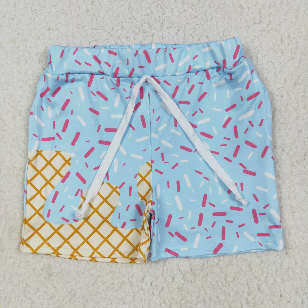 SS0609 blue ice girls shorts