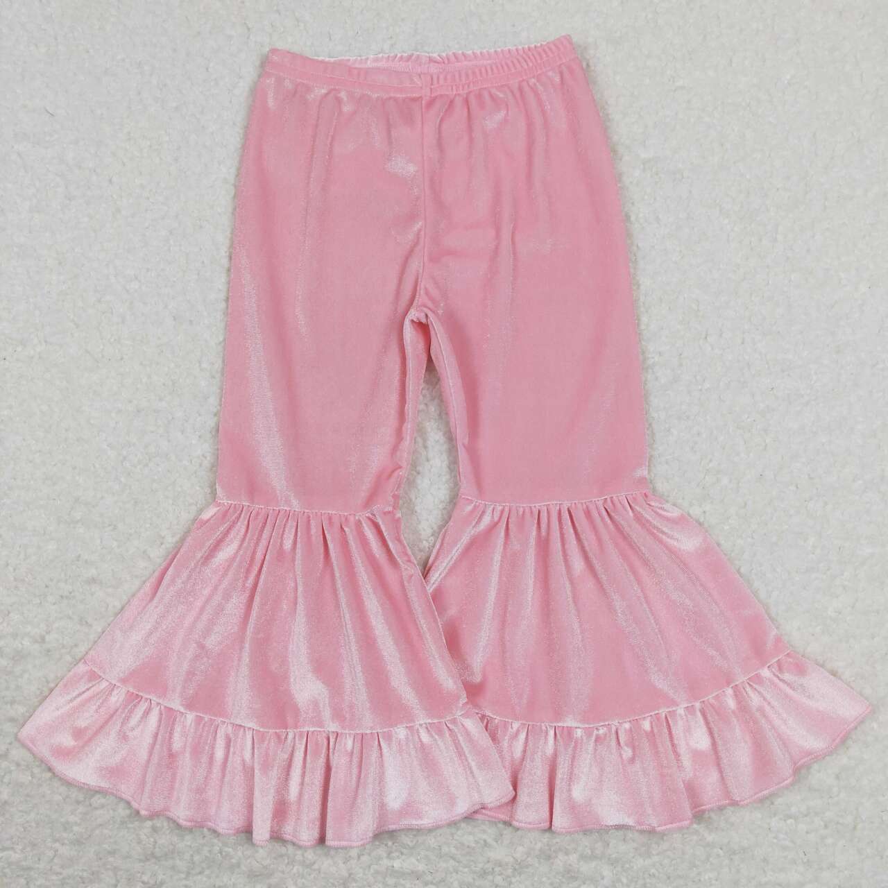 P0416 Pink Velvet Girls Pants