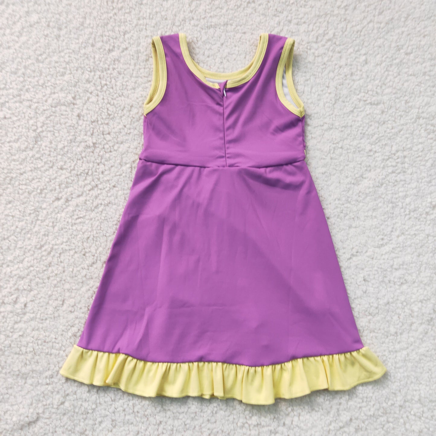 GSD4147 Yoga Purple Skorts Girls Dress