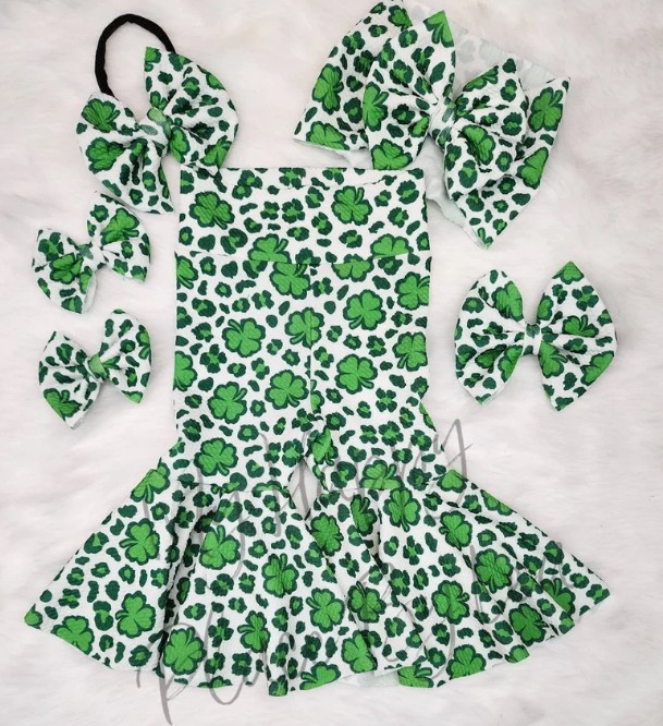 preorder Saint Patric lucky milk silk girls pants