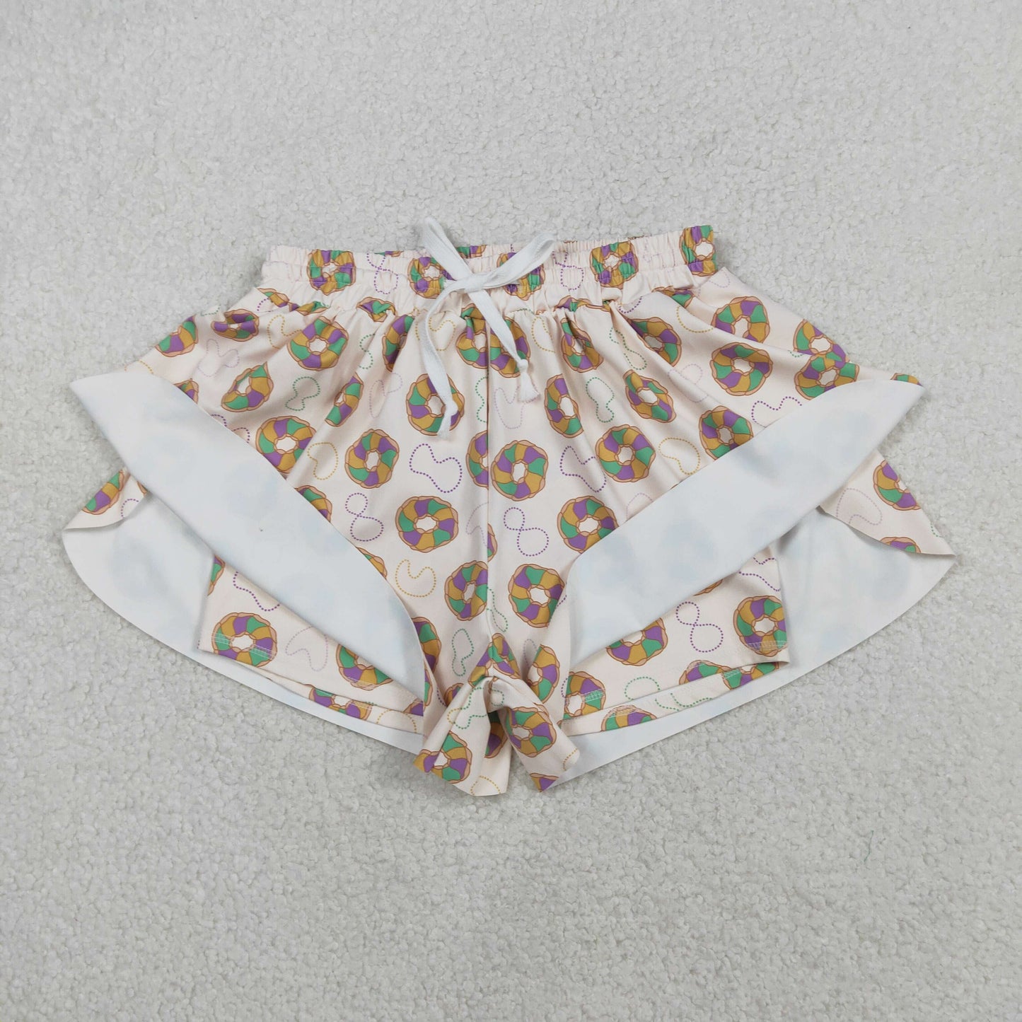 SS0680 yoga Mardi Gras adult women shorts