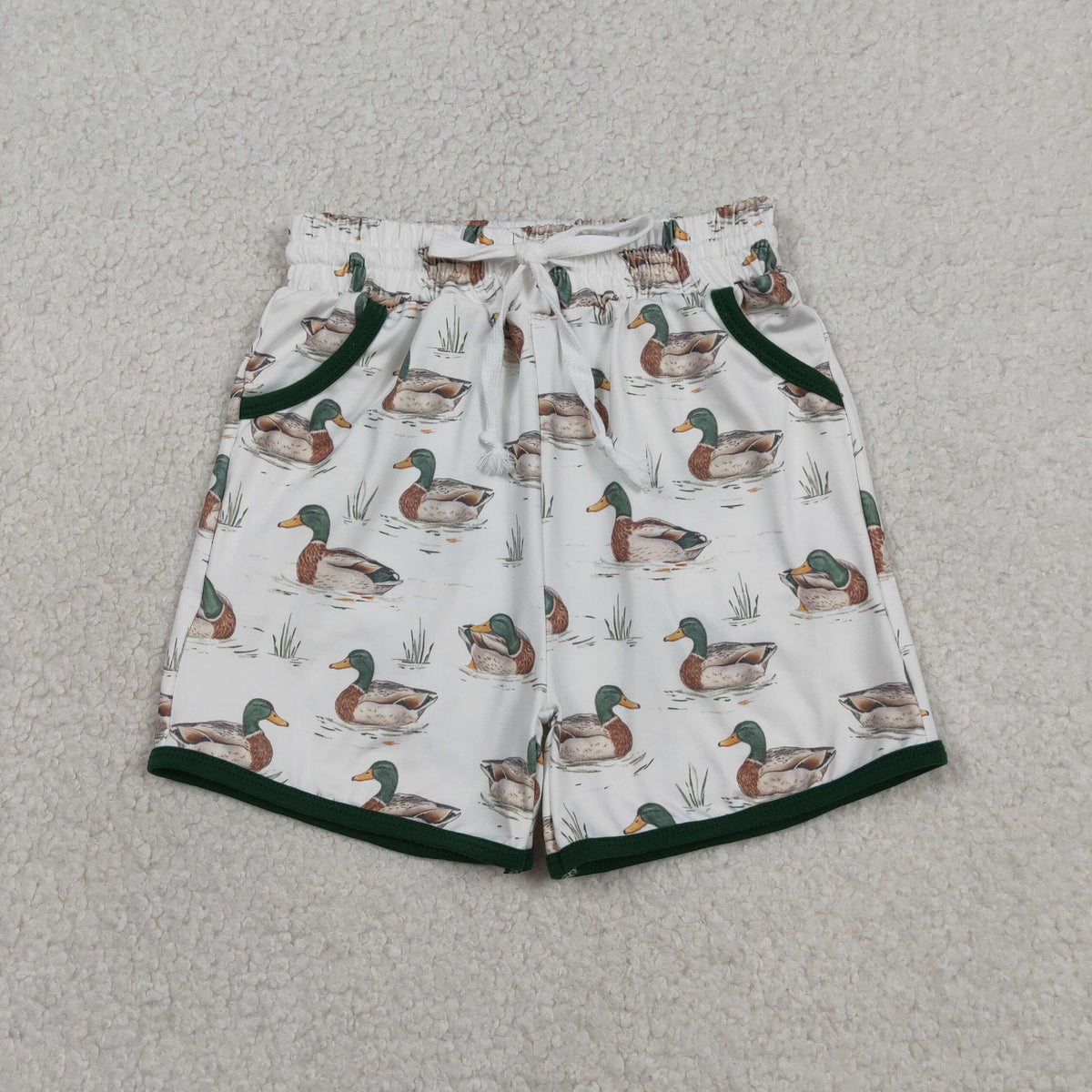 SS0677 huntig mallard duck boys shorts