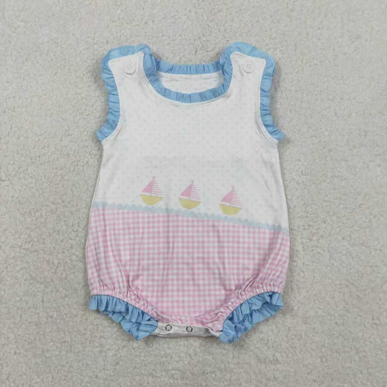 Sailboat Style Boys/Girls Romper