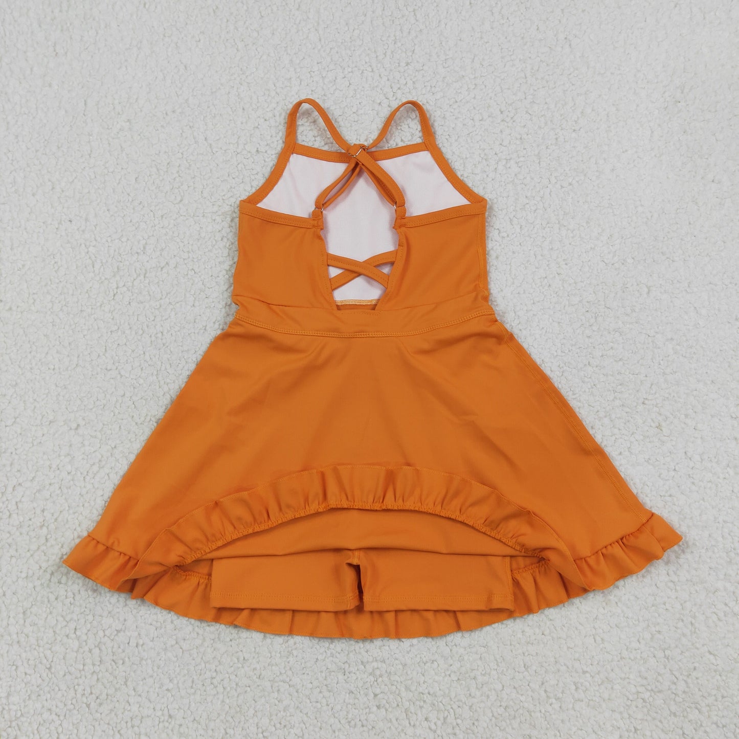 S0780 orange girls bathing tennis clothes