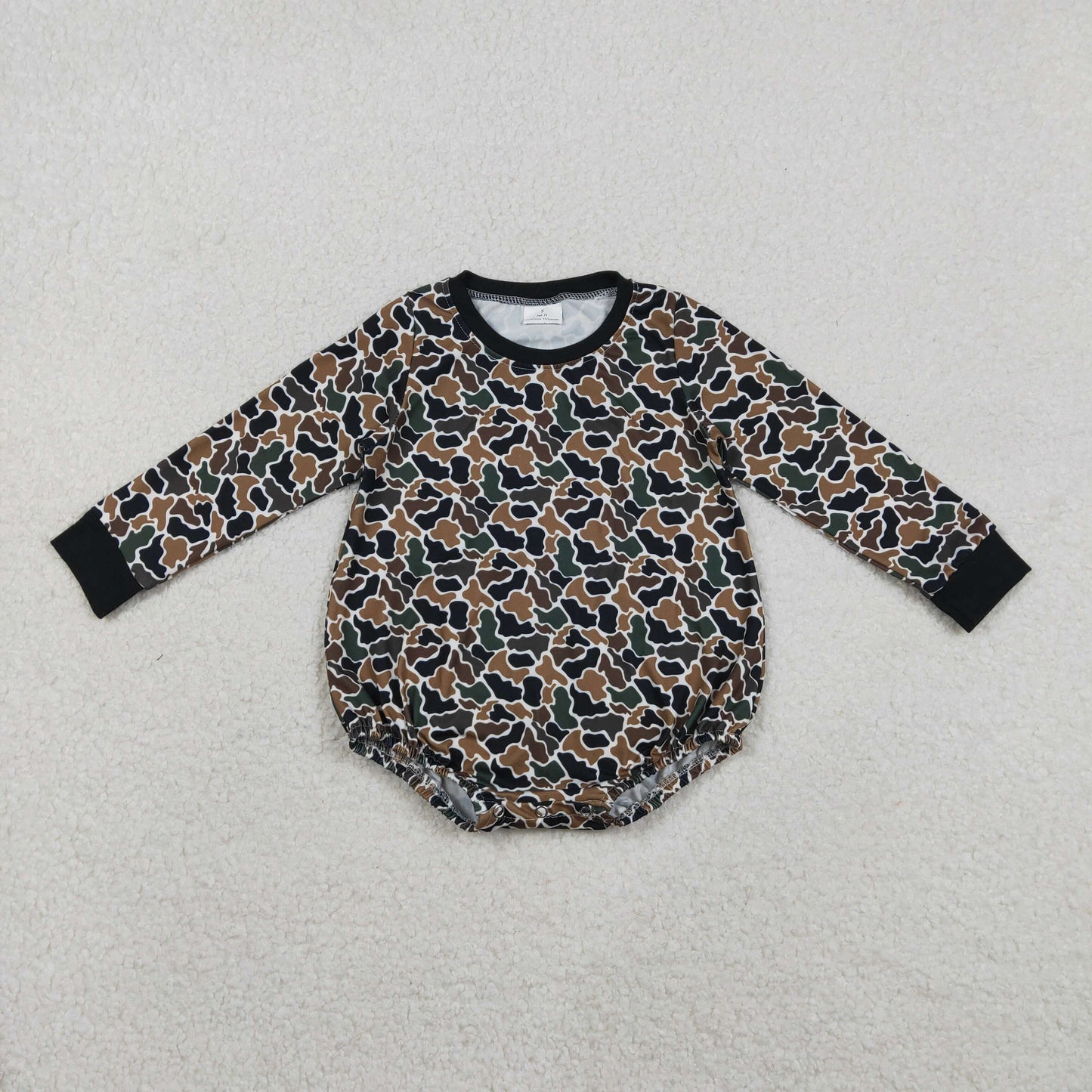 LR2809 hunting camo hoodie long sleeve boys romper