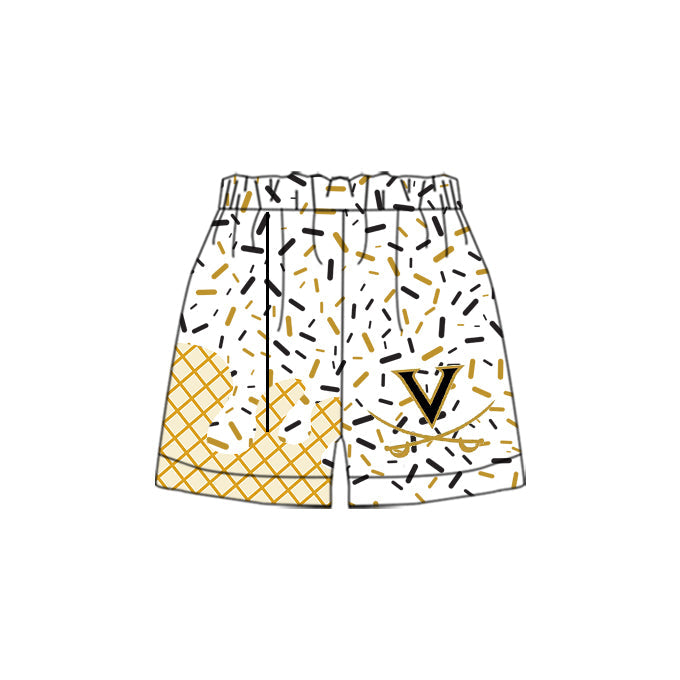 Cutom Moq 3 football team V boys shorts