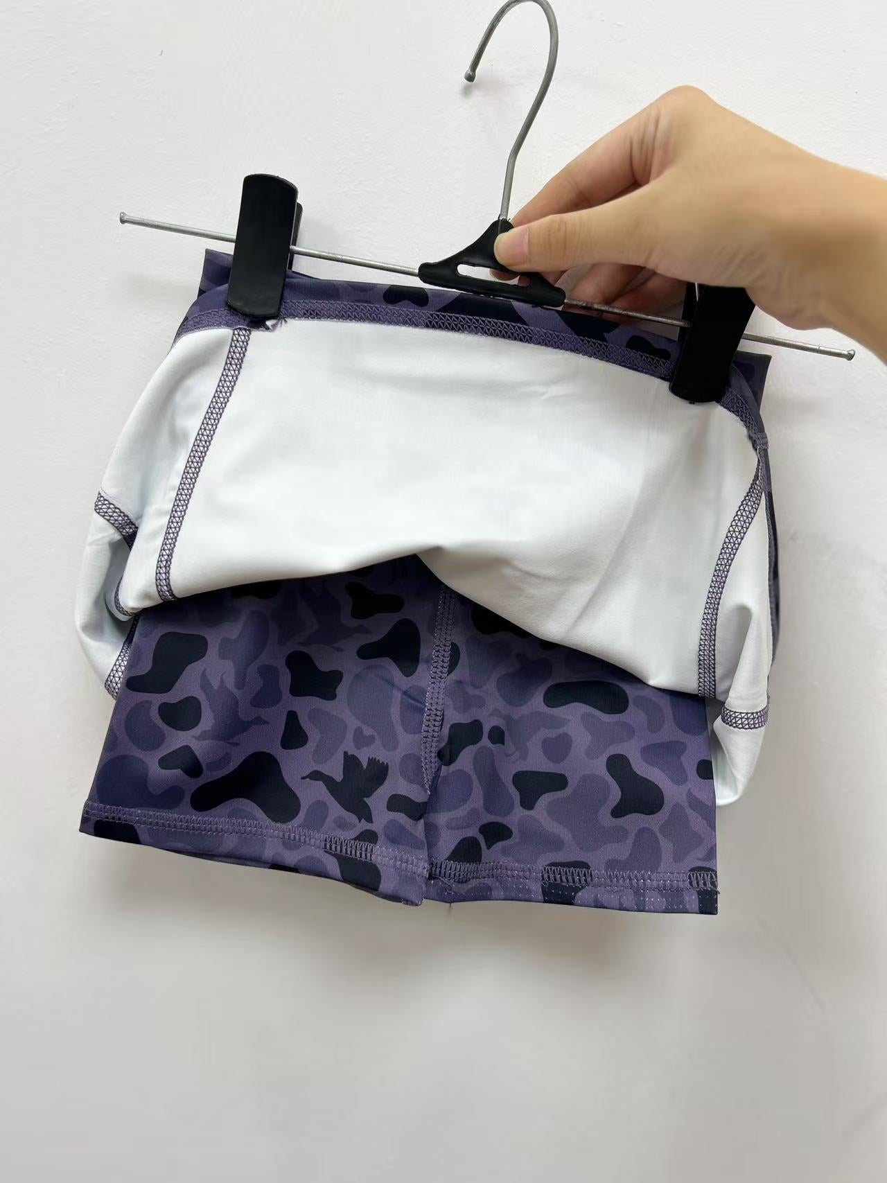 yoga hunting camo skirt skorts RTS sibling clothes
