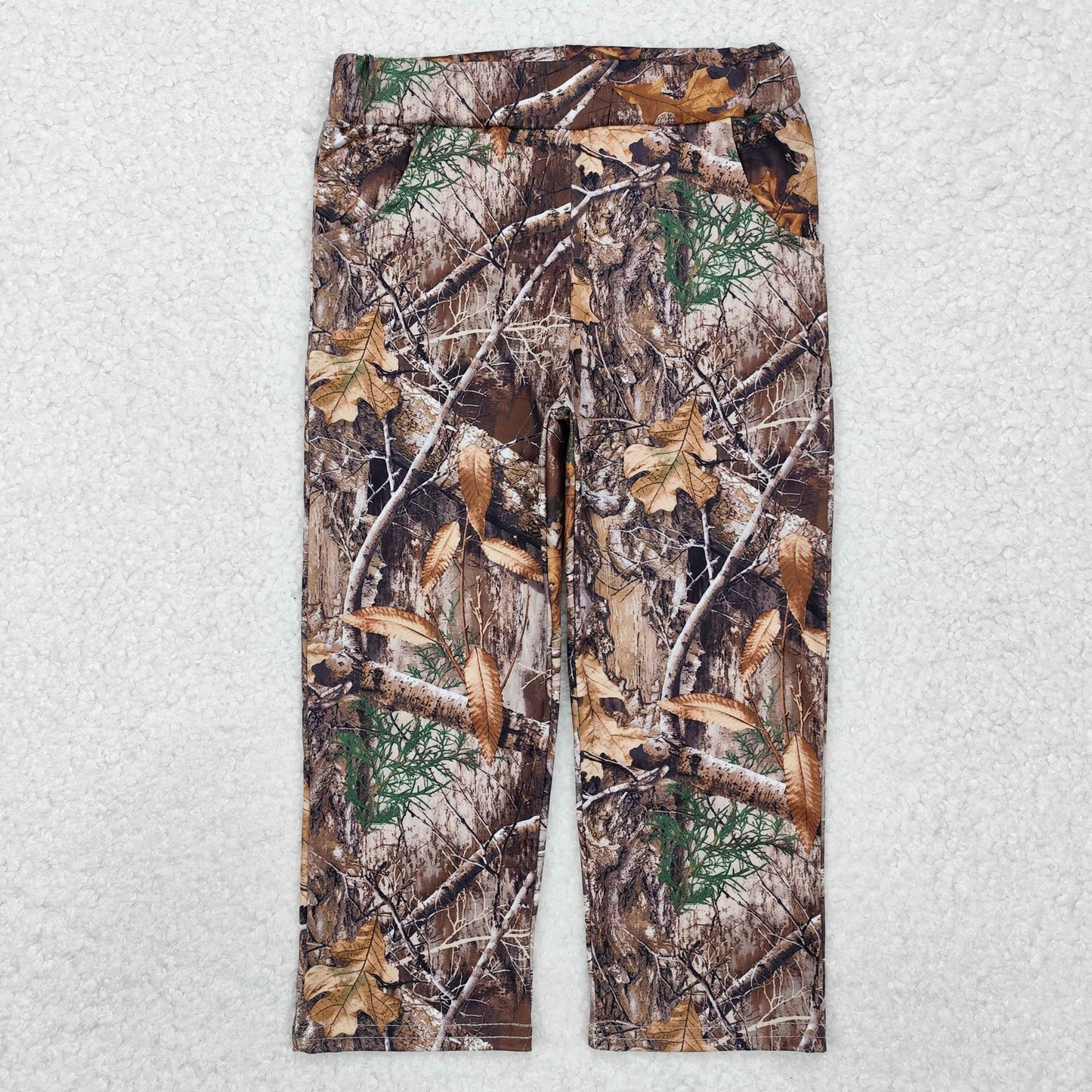 P0715 hunting branch brown kids pants girls pants boys pants