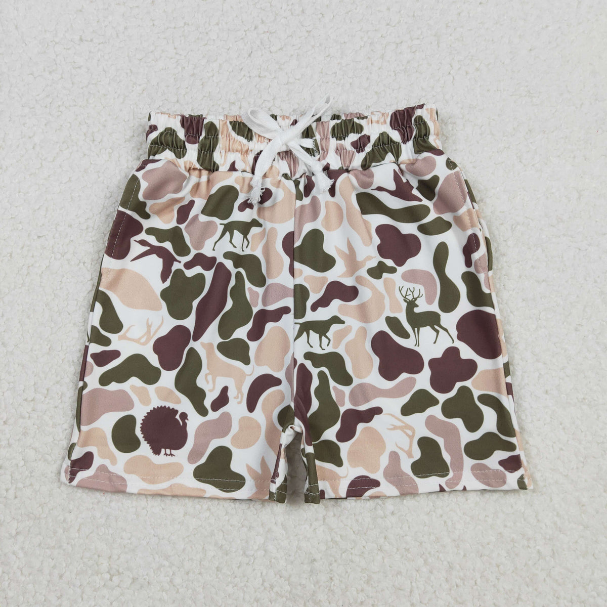 SS0699 hunting camo boys shorts