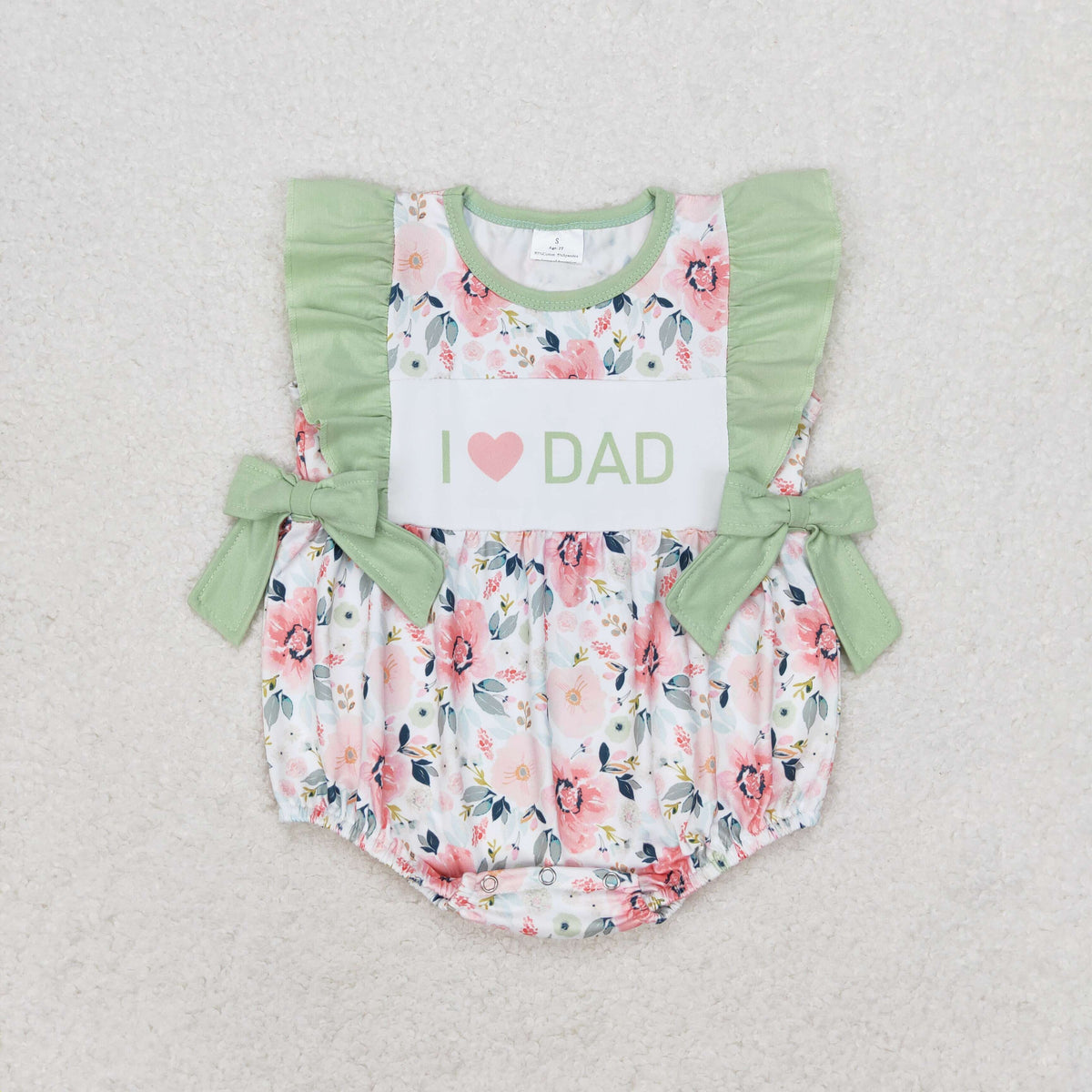 I love Dad Flowers RTS sibling clothes