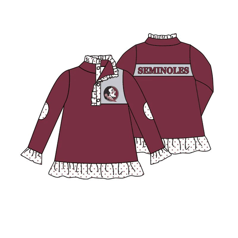 custom S 8.25 Red kids pullover