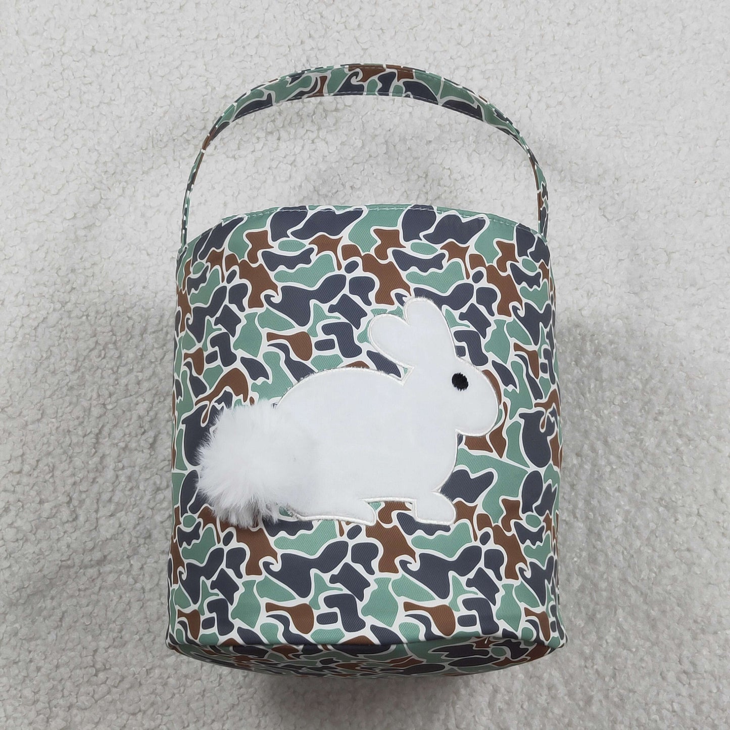 BA0157 Easter Camo Rabbit Kids Bag