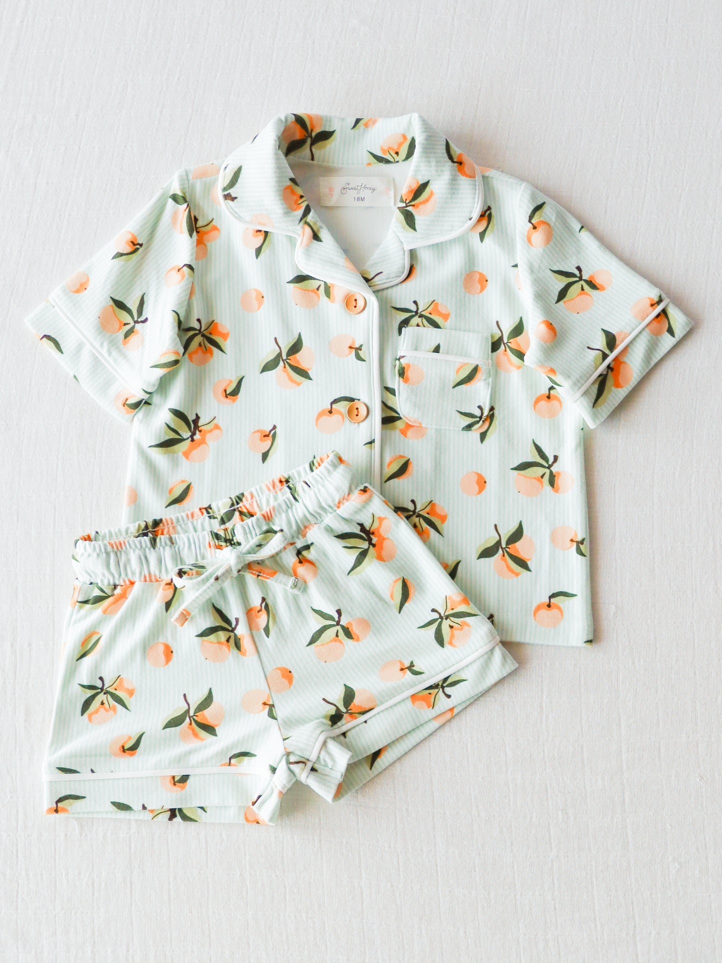 custom fruit short sleeve shorts milk silk pajamas (moq 3) tat 6-8 weeks