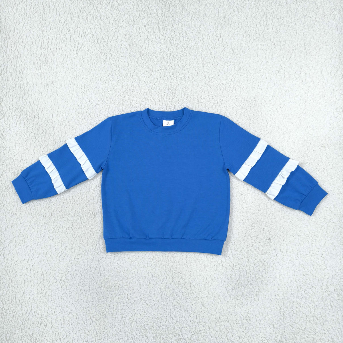 GT1860 Cotton Blue Long Sleeve Girls Top