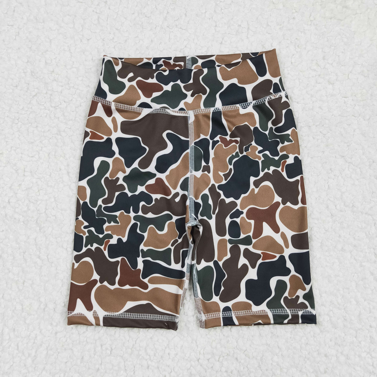 SS0534 yoga brown camo boys shorts