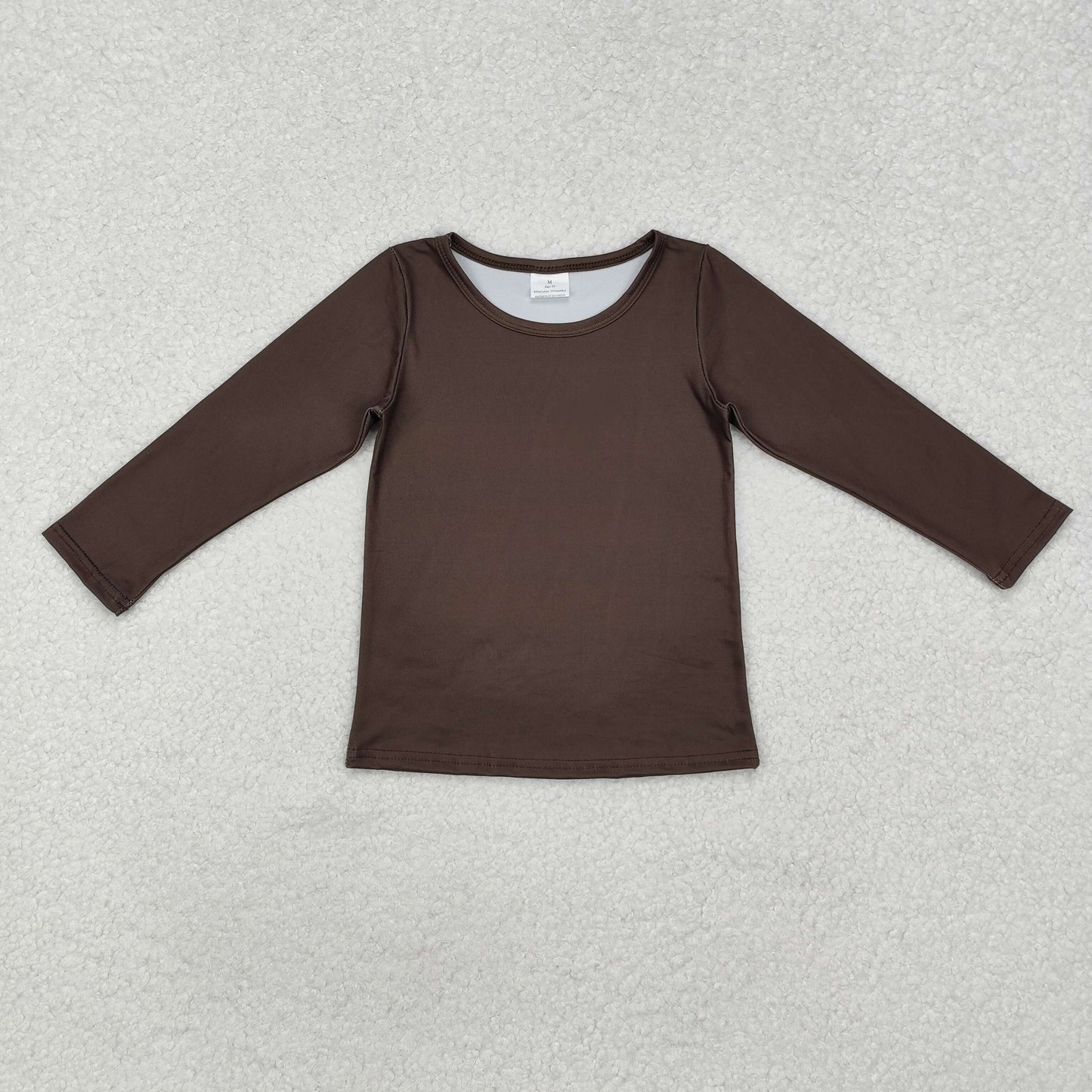 GT0798 dark green long sleeve girls top