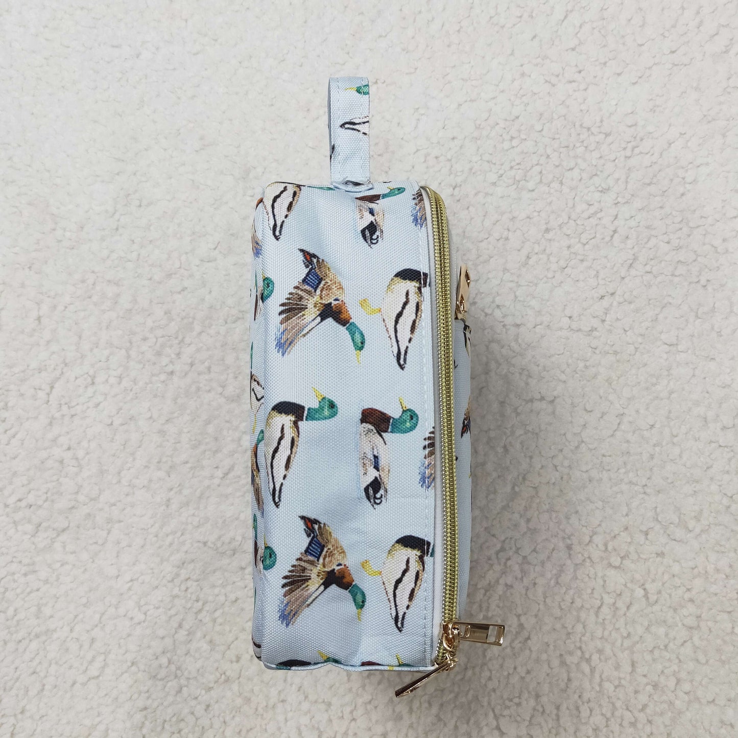 BA0276 hunting mallard duck blue lunchbox lunch bag