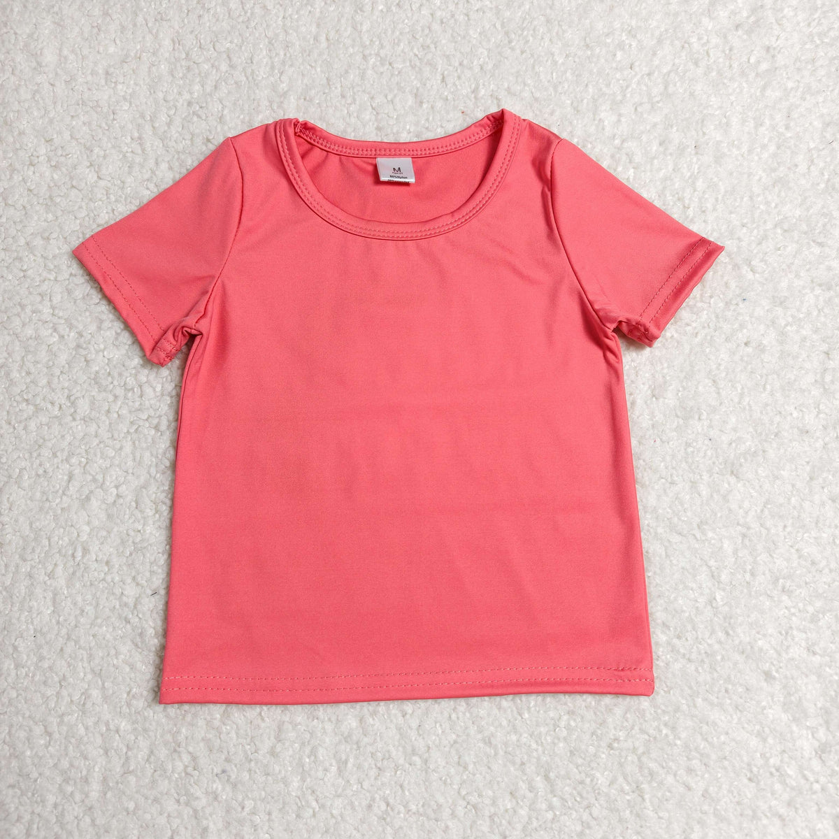 GT1641 Yoga Watermelon Red Short Sleeve Girls Top