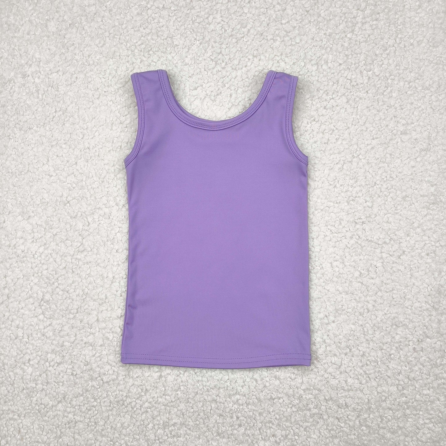 GT0990 yoga purple sleeveless girls top