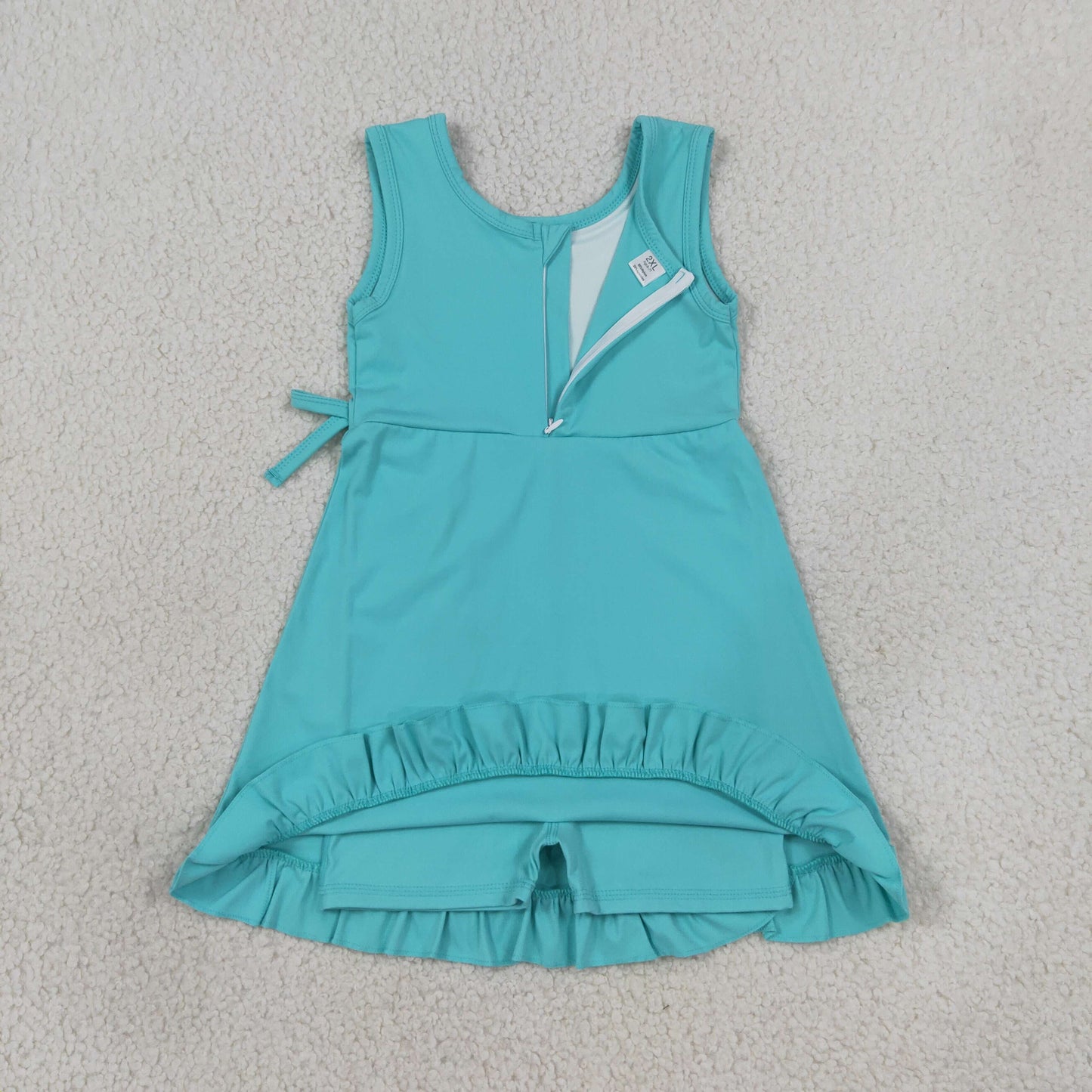 GSD3768 Yoga Blue Sleeveless Skorts Girls Dress