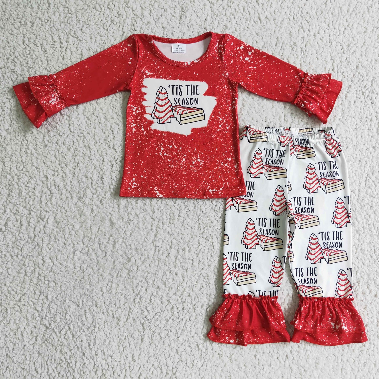 6 B13-30 Christmas Tree Candy Red Girls Outfits