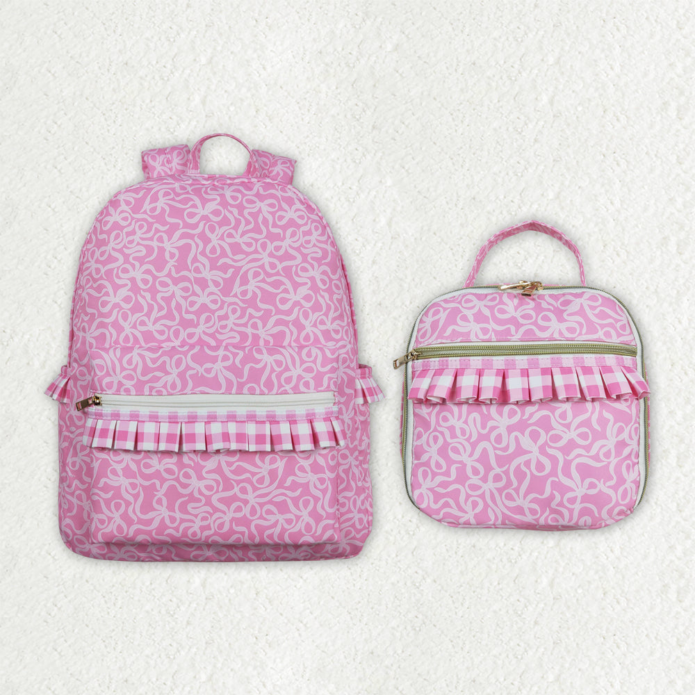 pink bows bags RTS sibling clothes
