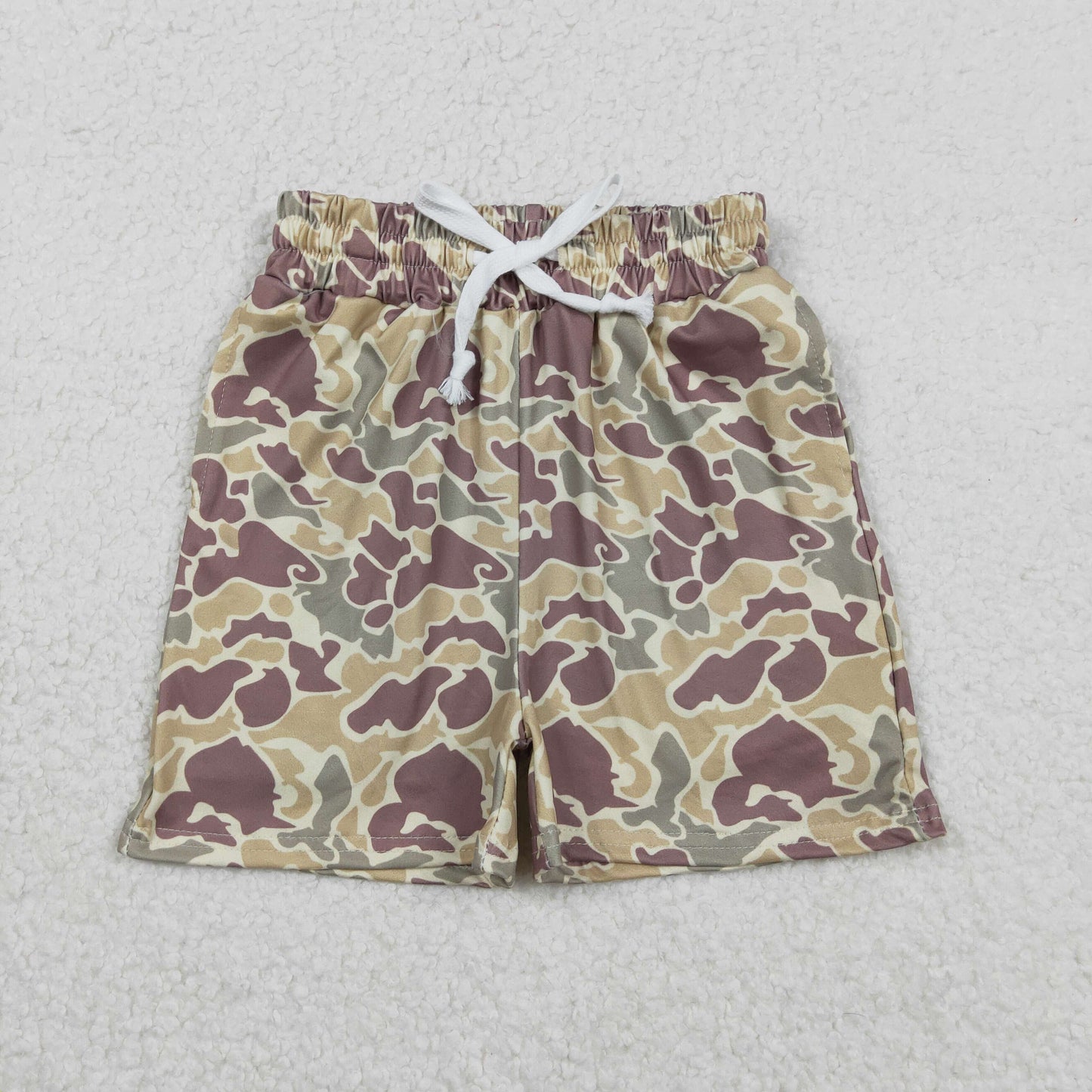 SS0696 hunting camo boys shorts