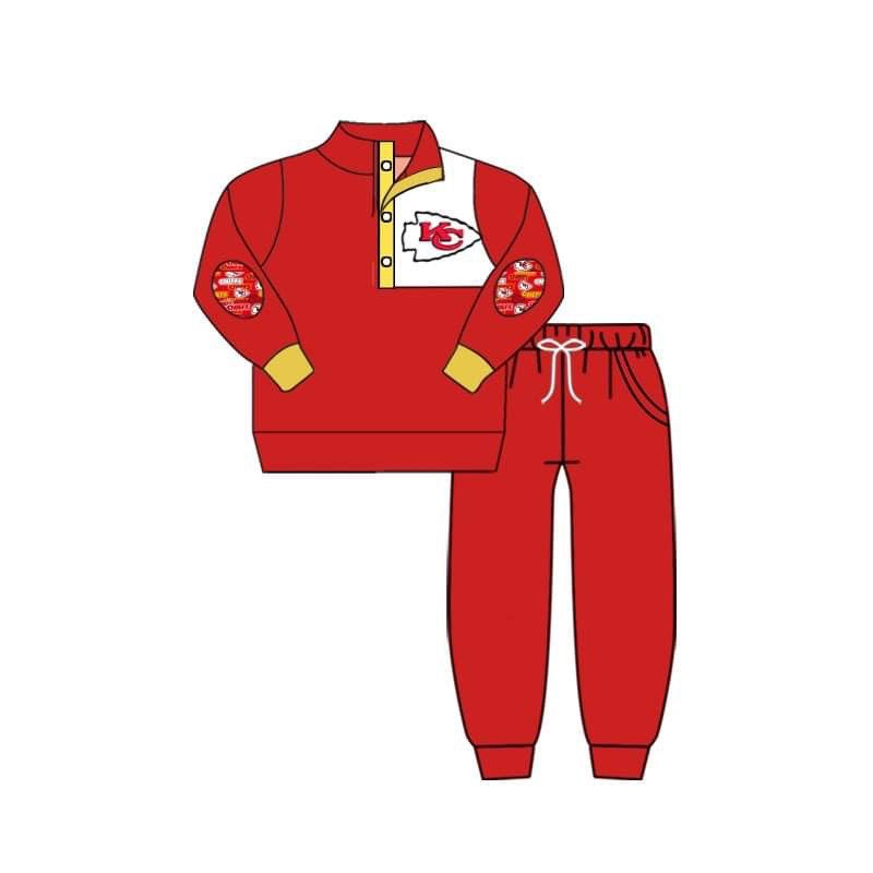 Custom S 9.2 Team red & yellow kids set