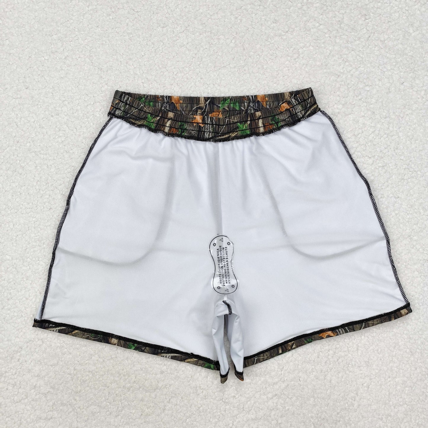 S0472 hunting camo branch adult man swimming trunk