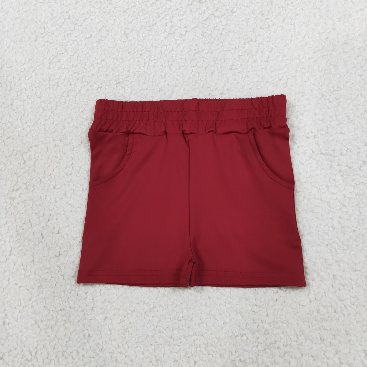 SS0962 Yoga Maroon Girls Shorts