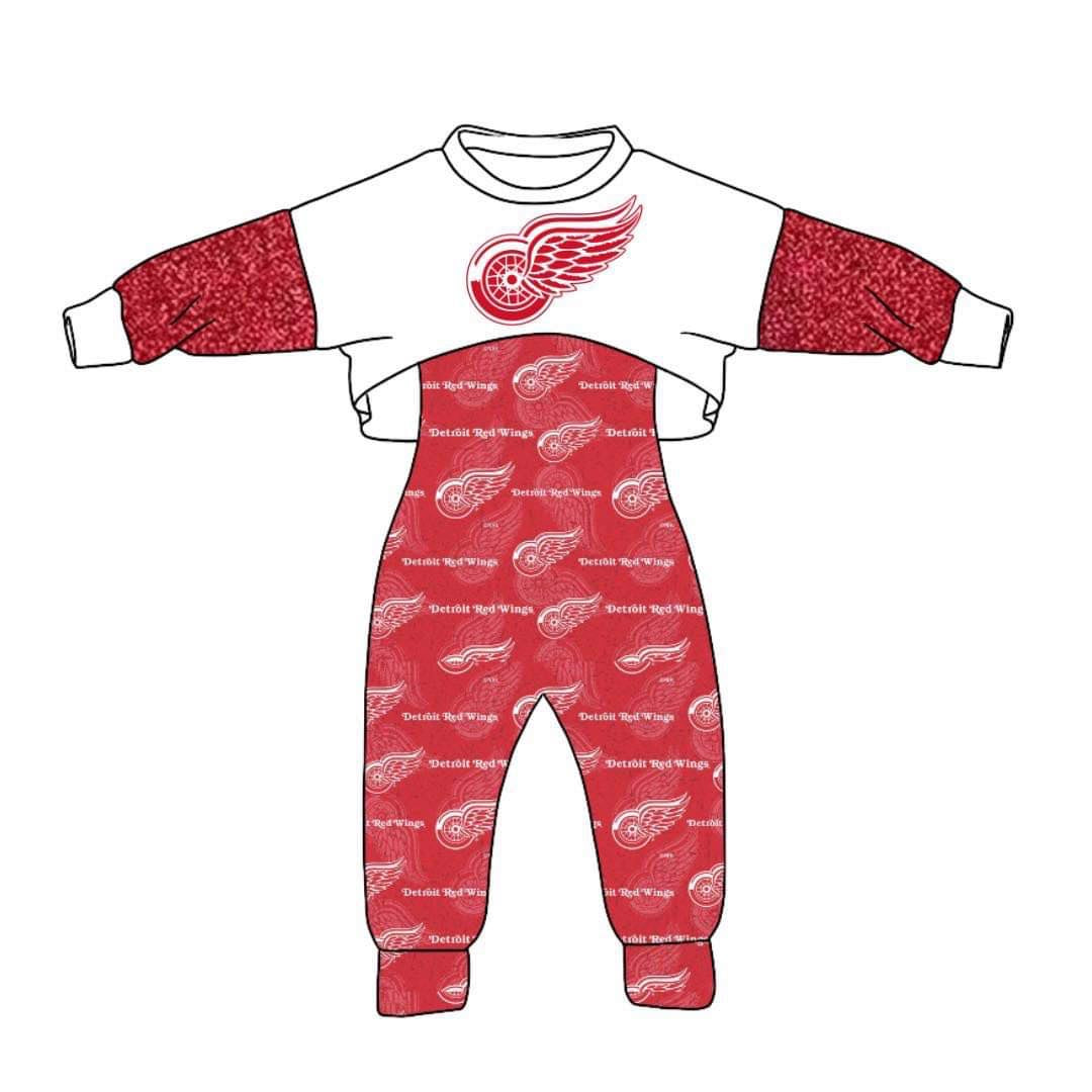 custom S 9.2 Team red jumpsuit set